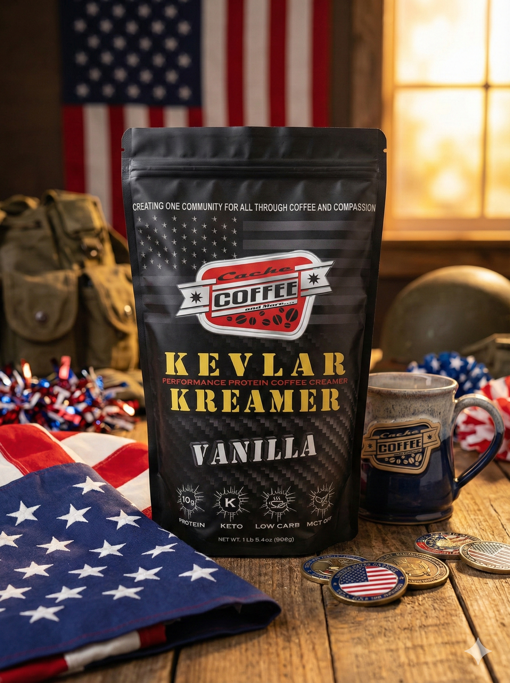 Kevlar Kreamer – Vanilla Coffee Creamer
