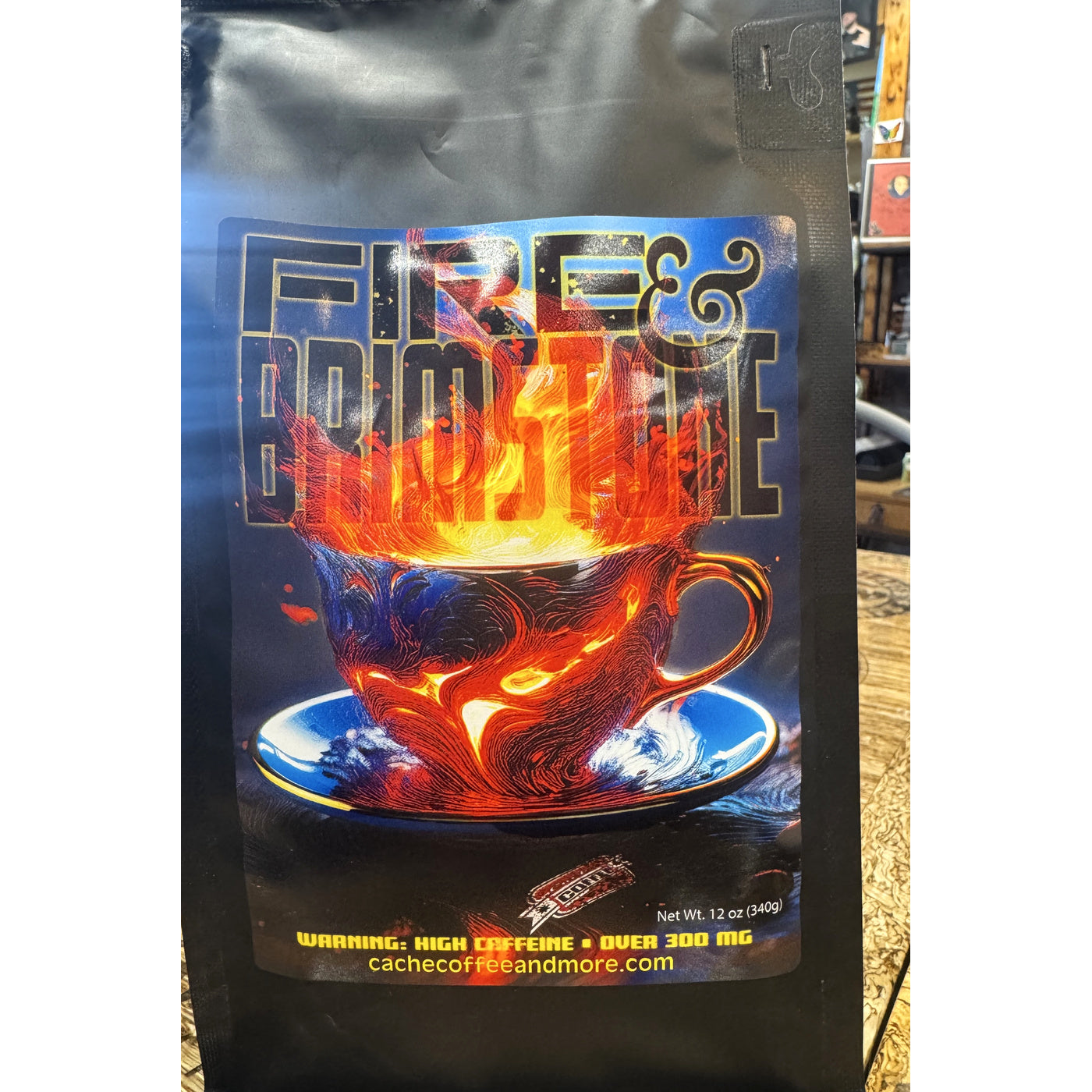 Fire & Brimstone – 300mg High-Caffeine Medium Roast
