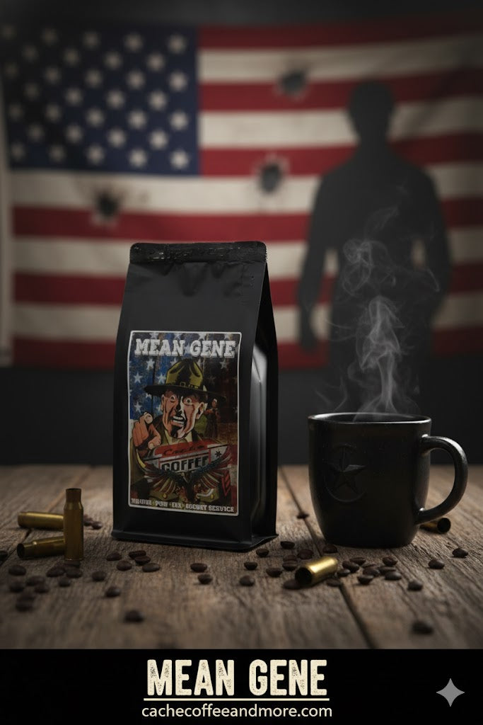 Mean Gene – Extra Bold Dark Roast Coffee